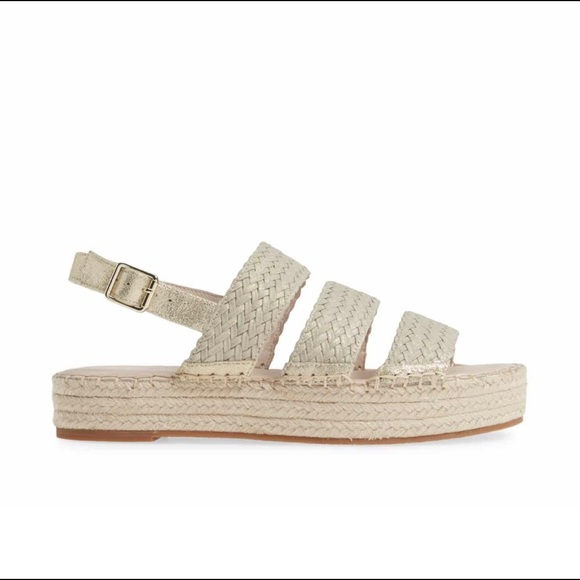 Caslon new golden beige strap espadrille sandals - Picture 9 of 9